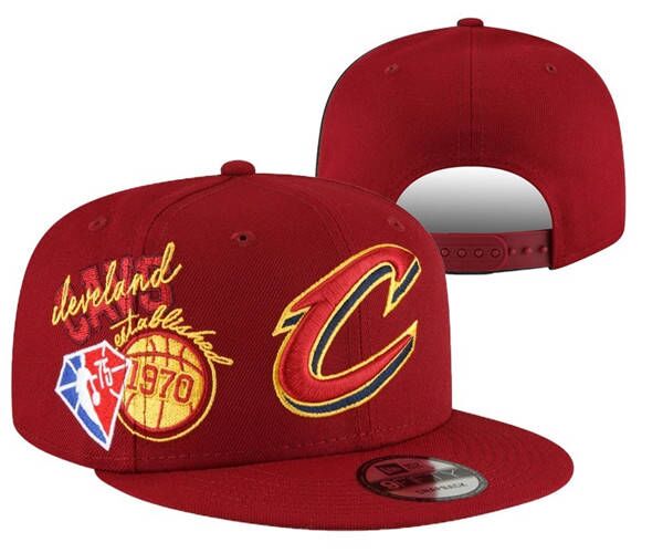 Cleveland Cavaliers Stitched Snapback 75th Anniversary Hats 008